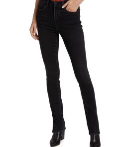 GOOD AMERICAN Good Legs Slit High-Waisted Skinny Jeans 9 GOOD AMERICAN Good Legs Slit High-Waisted Skinny Jeans -GOOD AMERICAN Sales unnamed file 1559