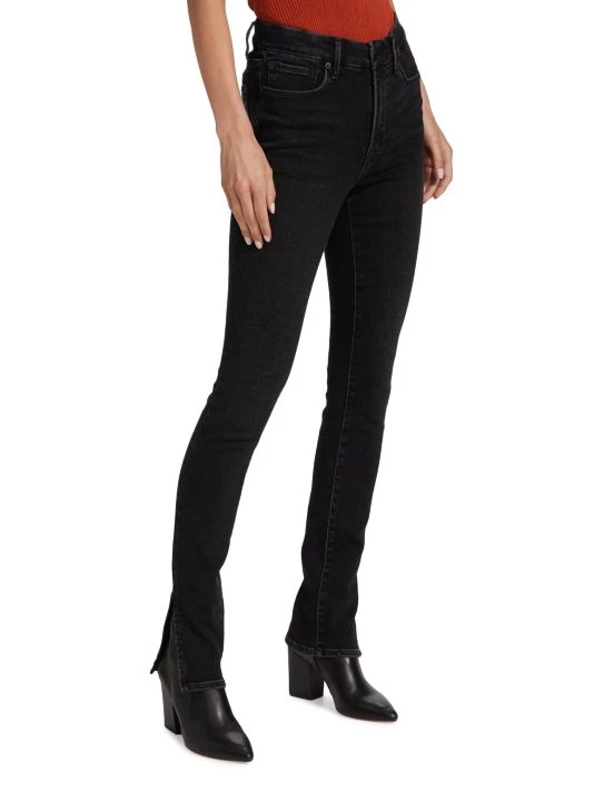 GOOD AMERICAN Good Legs Slit High-Waisted Skinny Jeans 4 GOOD AMERICAN Good Legs Slit High-Waisted Skinny Jeans - Image 4