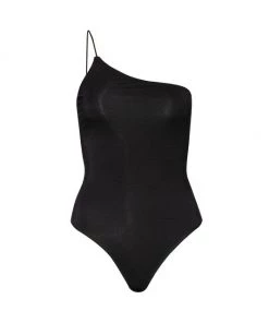 GOOD AMERICAN Good Touch One-Shoulder Bodysuit