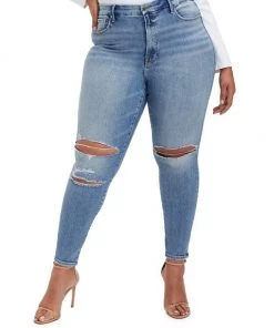 GOOD AMERICAN Good Legs Distressed High-Rise Skinny Jeans -GOOD AMERICAN Sales unnamed file 1577