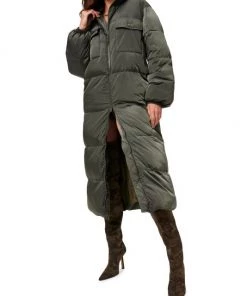 GOOD AMERICAN Long-Line Belted Puffer Coat -GOOD AMERICAN Sales unnamed file 1588