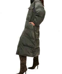 GOOD AMERICAN Long-Line Belted Puffer Coat -GOOD AMERICAN Sales unnamed file 1589