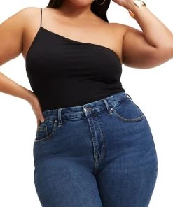 GOOD AMERICAN Good Touch One-Shoulder Bodysuit -GOOD AMERICAN Sales unnamed file 160