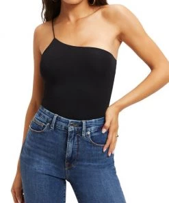 GOOD AMERICAN Good Touch One-Shoulder Bodysuit -GOOD AMERICAN Sales unnamed file 161