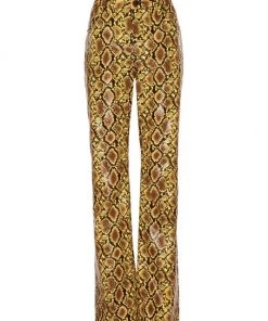 GOOD AMERICAN Good 90's Icon Faux Snake Skin Pants