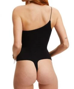 GOOD AMERICAN Good Touch One-Shoulder Bodysuit -GOOD AMERICAN Sales unnamed file 163