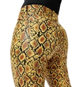 GOOD AMERICAN Good 90's Icon Faux Snake Skin Pants -GOOD AMERICAN Sales unnamed file 1632