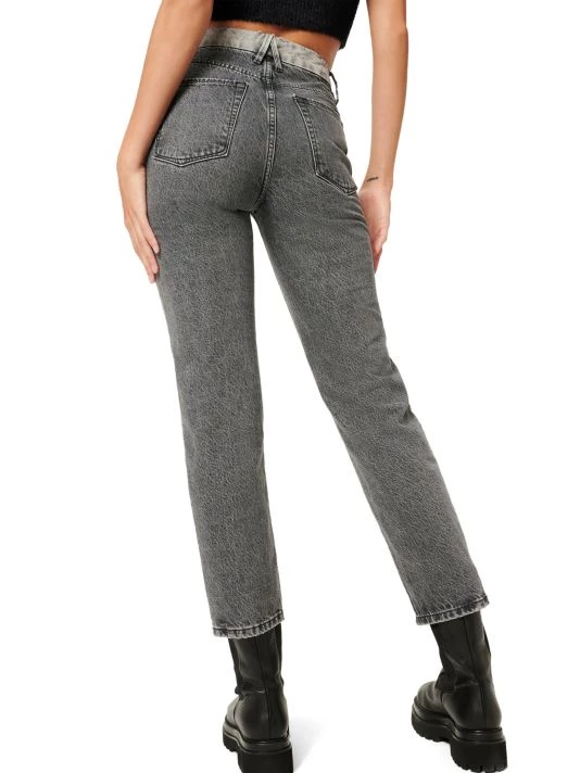 GOOD AMERICAN Good Vintage High-Rise Two-Tone Skinny Jeans 6 GOOD AMERICAN Good Vintage High-Rise Two-Tone Skinny Jeans - Image 6