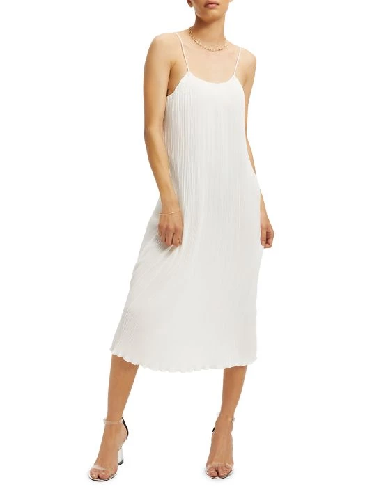 GOOD AMERICAN Plissé Slip Dress 2 GOOD AMERICAN Plissé Slip Dress - Image 2
