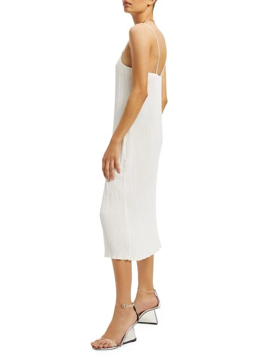 GOOD AMERICAN Plissé Slip Dress 3 GOOD AMERICAN Plissé Slip Dress - Image 3