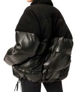 GOOD AMERICAN Faux Leather Cocoon Puffer Jacket 15 GOOD AMERICAN Faux Leather Cocoon Puffer Jacket -GOOD AMERICAN Sales unnamed file 1697