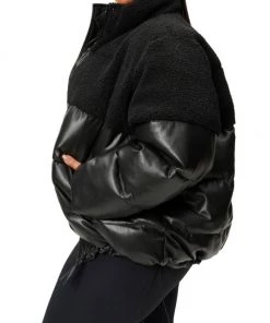 GOOD AMERICAN Faux Leather Cocoon Puffer Jacket 17 GOOD AMERICAN Faux Leather Cocoon Puffer Jacket -GOOD AMERICAN Sales unnamed file 1699