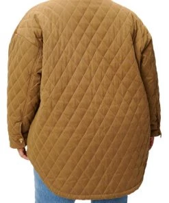 GOOD AMERICAN Quilted Faux-Sherpa Lined Shacket -GOOD AMERICAN Sales unnamed file 1719