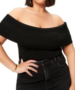 GOOD AMERICAN Off-The-Shoulder Crop Top -GOOD AMERICAN Sales unnamed file 1739