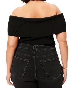 GOOD AMERICAN Off-The-Shoulder Crop Top -GOOD AMERICAN Sales unnamed file 1741