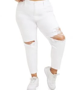 GOOD AMERICAN Good Waist High-Rise Distressed Stretch Crop Skinny Jeans 12 GOOD AMERICAN Good Waist High-Rise Distressed Stretch Crop Skinny Jeans -GOOD AMERICAN Sales unnamed file 1746