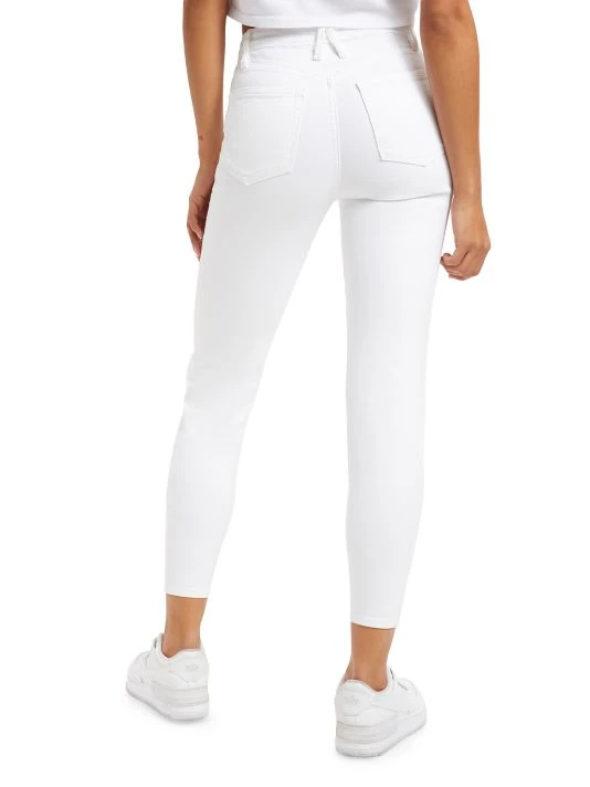 GOOD AMERICAN Good Waist High-Rise Distressed Stretch Crop Skinny Jeans 6 GOOD AMERICAN Good Waist High-Rise Distressed Stretch Crop Skinny Jeans - Image 6