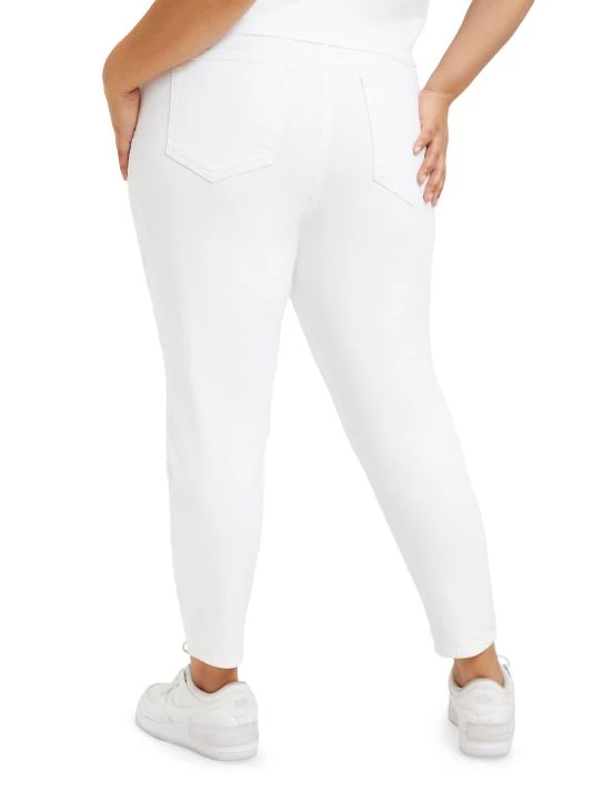 GOOD AMERICAN Good Waist High-Rise Distressed Stretch Crop Skinny Jeans 9 GOOD AMERICAN Good Waist High-Rise Distressed Stretch Crop Skinny Jeans - Image 9