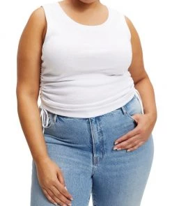 GOOD AMERICAN Ruched Tank Top -GOOD AMERICAN Sales unnamed file 177