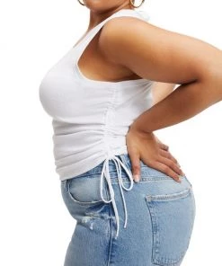 GOOD AMERICAN Ruched Tank Top -GOOD AMERICAN Sales unnamed file 178