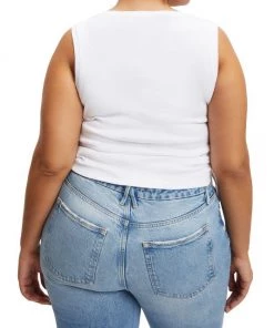 GOOD AMERICAN Ruched Tank Top -GOOD AMERICAN Sales unnamed file 179
