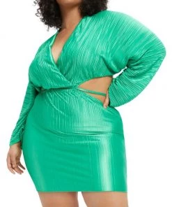 GOOD AMERICAN Plissé Sculpted Dress 11 GOOD AMERICAN Plissé Sculpted Dress -GOOD AMERICAN Sales unnamed file 183