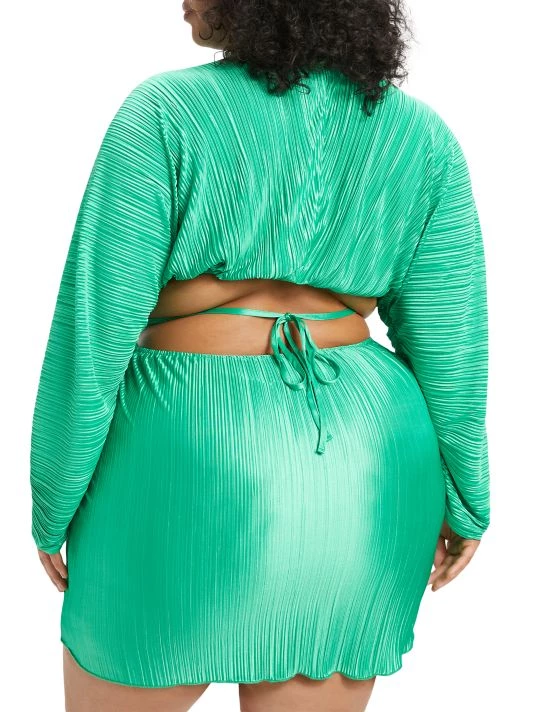 GOOD AMERICAN Plissé Sculpted Dress 9 GOOD AMERICAN Plissé Sculpted Dress - Image 9