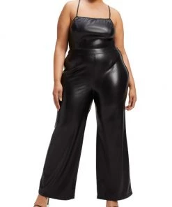 GOOD AMERICAN Vacay Faux Leather Jumpsuit -GOOD AMERICAN Sales unnamed file 192