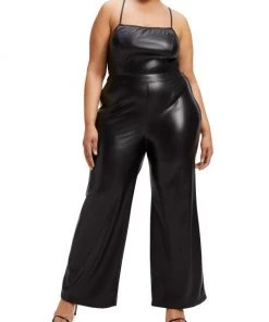 GOOD AMERICAN Vacay Faux Leather Jumpsuit -GOOD AMERICAN Sales unnamed file 196