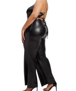 GOOD AMERICAN Vacay Faux Leather Jumpsuit -GOOD AMERICAN Sales unnamed file 197