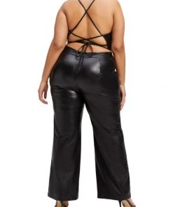 GOOD AMERICAN Vacay Faux Leather Jumpsuit -GOOD AMERICAN Sales unnamed file 198