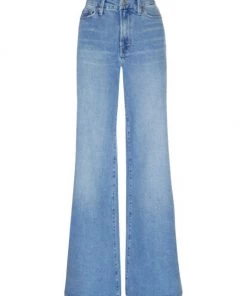 GOOD AMERICAN Good Stacked Flared Leg Jeans