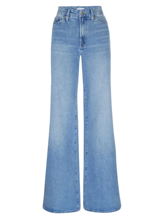 GOOD AMERICAN Good Stacked Flared Leg Jeans 1 GOOD AMERICAN Good Stacked Flared Leg Jeans