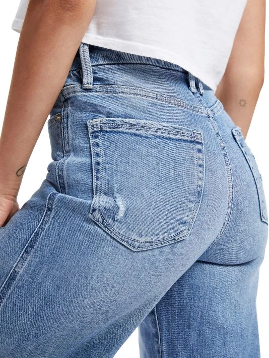 GOOD AMERICAN Good Stacked Flared Leg Jeans 11 GOOD AMERICAN Good Stacked Flared Leg Jeans - Image 11