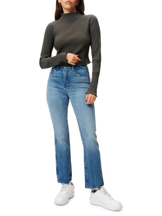 GOOD AMERICAN Good Curve Straight Jeans 2 GOOD AMERICAN Good Curve Straight Jeans - Image 2