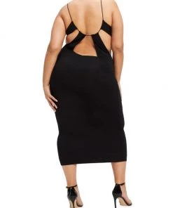 GOOD AMERICAN Good Touch Cutout Midi-Dress -GOOD AMERICAN Sales unnamed file 257