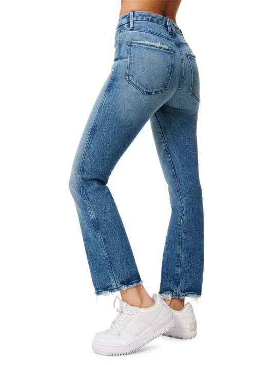 GOOD AMERICAN Good Curve Straight Jeans 5 GOOD AMERICAN Good Curve Straight Jeans - Image 5
