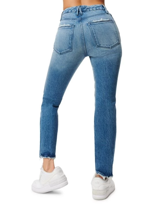GOOD AMERICAN Good Curve Straight Jeans 6 GOOD AMERICAN Good Curve Straight Jeans - Image 6