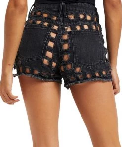 GOOD AMERICAN Good '90s Distressed Shorts -GOOD AMERICAN Sales unnamed file 288