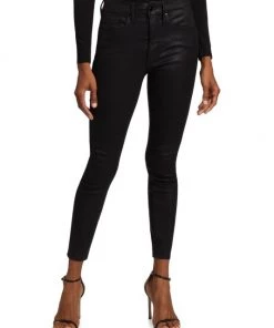 GOOD AMERICAN Good Legs High-Rise Coated Skinny Jeans -GOOD AMERICAN Sales unnamed file 295