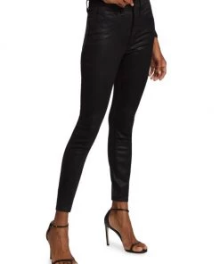 GOOD AMERICAN Good Legs High-Rise Coated Skinny Jeans -GOOD AMERICAN Sales unnamed file 296