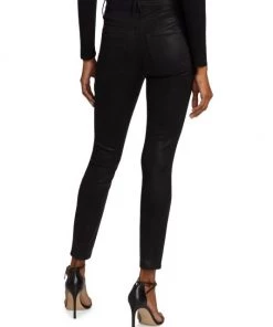 GOOD AMERICAN Good Legs High-Rise Coated Skinny Jeans -GOOD AMERICAN Sales unnamed file 297