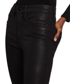 GOOD AMERICAN Good Legs High-Rise Coated Skinny Jeans -GOOD AMERICAN Sales unnamed file 298