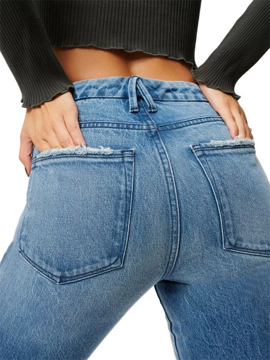 GOOD AMERICAN Good Curve Straight Jeans 10 GOOD AMERICAN Good Curve Straight Jeans - Image 10