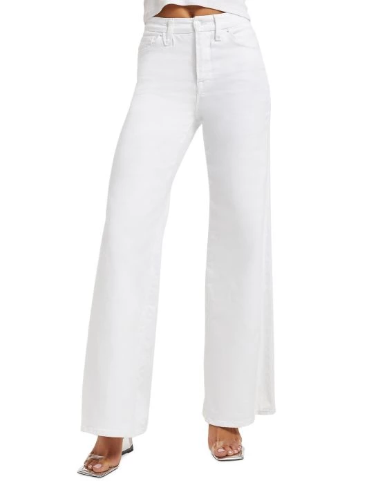 GOOD AMERICAN Mid-Rise Flared Jeans 4 GOOD AMERICAN Mid-Rise Flared Jeans - Image 4