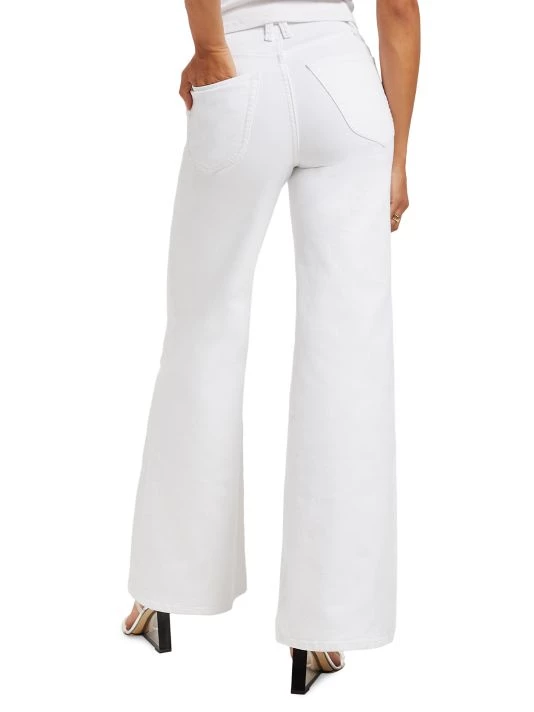 GOOD AMERICAN Mid-Rise Flared Jeans 6 GOOD AMERICAN Mid-Rise Flared Jeans - Image 6