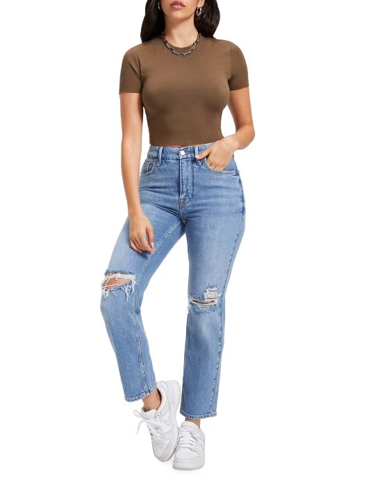 GOOD AMERICAN Good '90s Cropped Icon Jeans 2 GOOD AMERICAN Good '90s Cropped Icon Jeans - Image 2