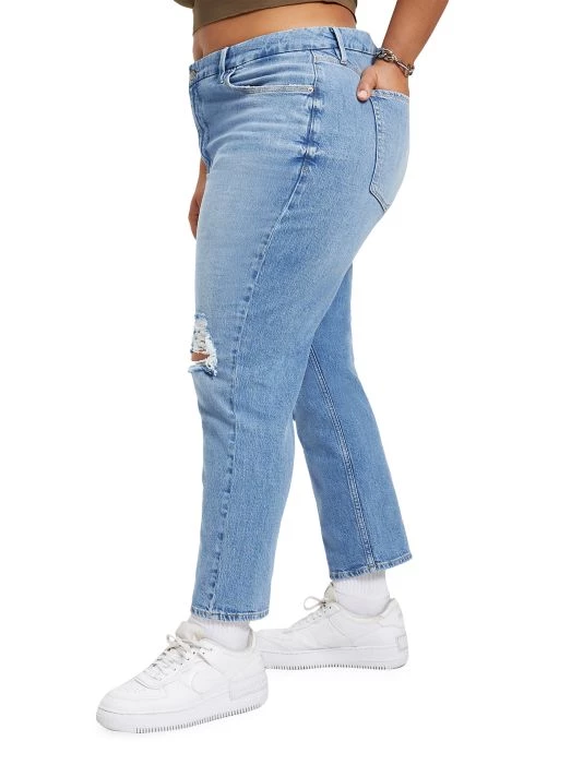 GOOD AMERICAN Good '90s Cropped Icon Jeans 8 GOOD AMERICAN Good '90s Cropped Icon Jeans - Image 8