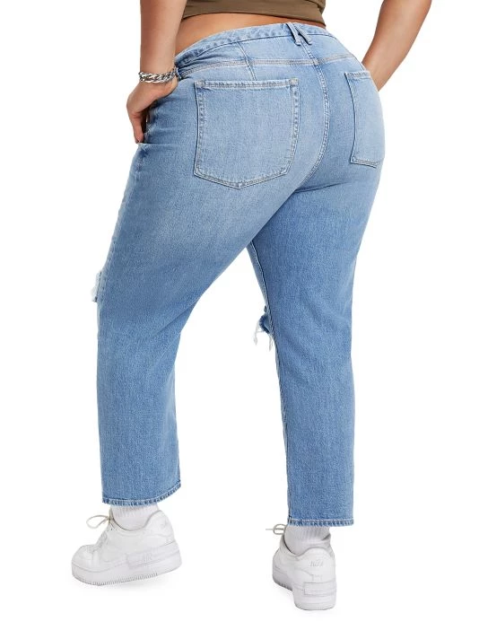 GOOD AMERICAN Good '90s Cropped Icon Jeans 9 GOOD AMERICAN Good '90s Cropped Icon Jeans - Image 9