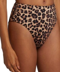 GOOD AMERICAN Good Waist Leopard-Print Bikini Bottom -GOOD AMERICAN Sales unnamed file 342